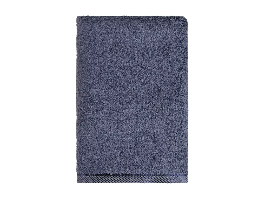 Serviette de Bain Bambou Bleu Foncé 70x130 cm