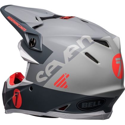 Casque cross Bell MOTO-9S FLEX SEVEN VANGUARD 2023 - Gris / Orange