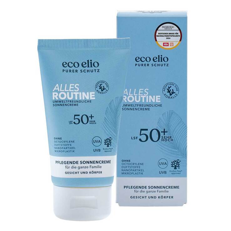Eco Elio Alles Routine Sonnencreme LSF 50 + , 75 ml