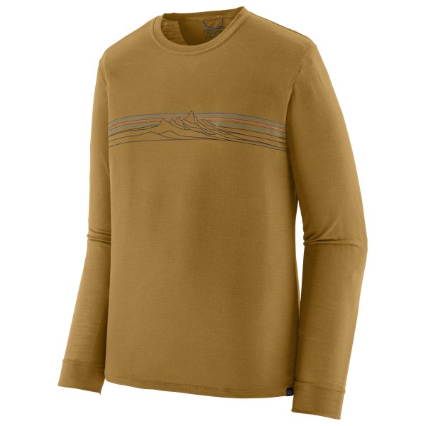 Patagonia - L/S Cap Cool Merino Graphic Shirt - Haut en mérinos