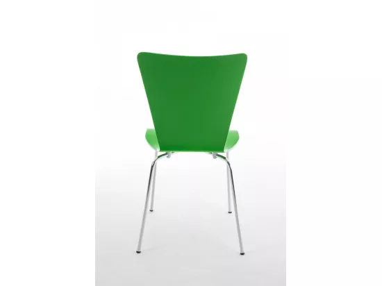 Lot de 2 Chaise de conférence - Bois & Nature - Vert - Aaron