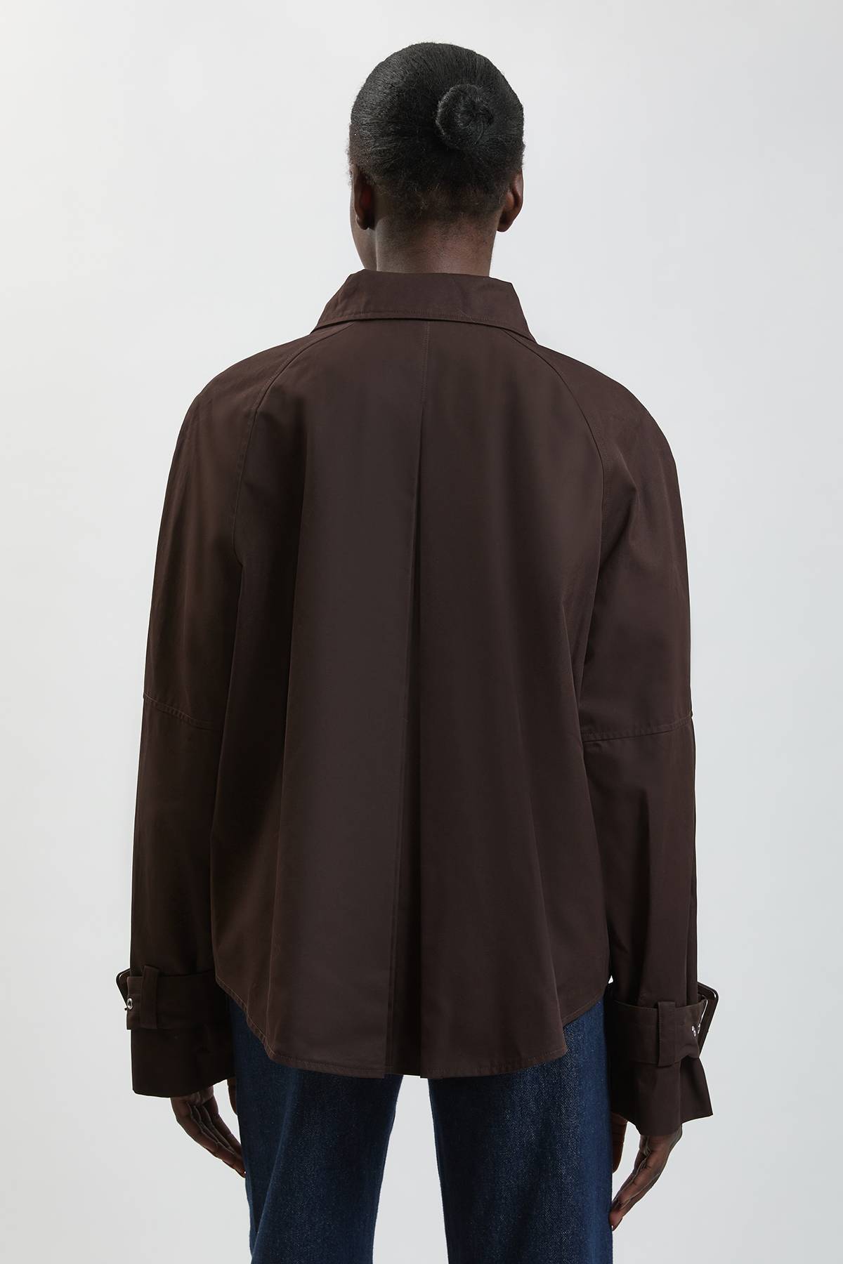 KarenMillen Trench Court À Col Entonnoir