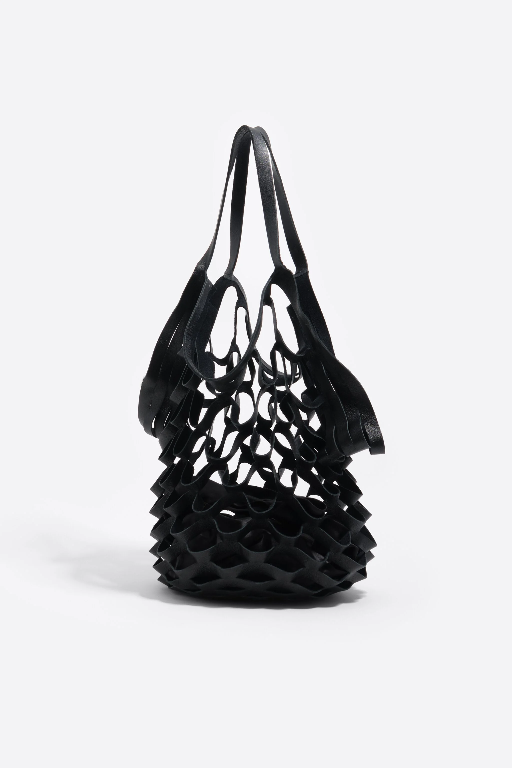 Bolsa Cala de couro preto