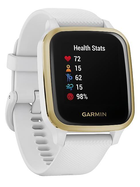 GARMIN - MONTRE GPS VENU SQ WHITE / LIGHT GOLD
