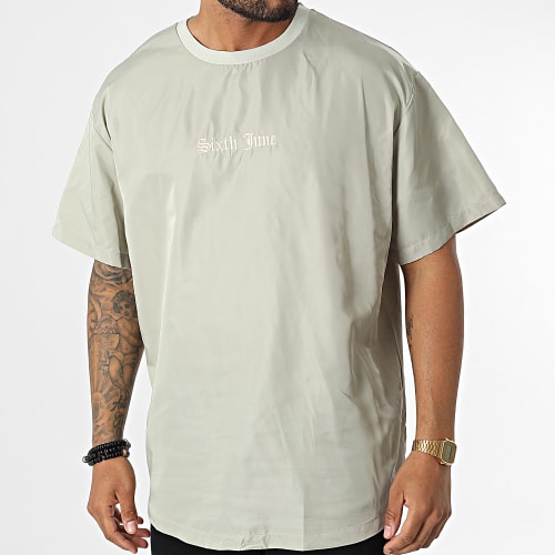 Tee Shirt Oversize Large M22877VTS Vert Clair