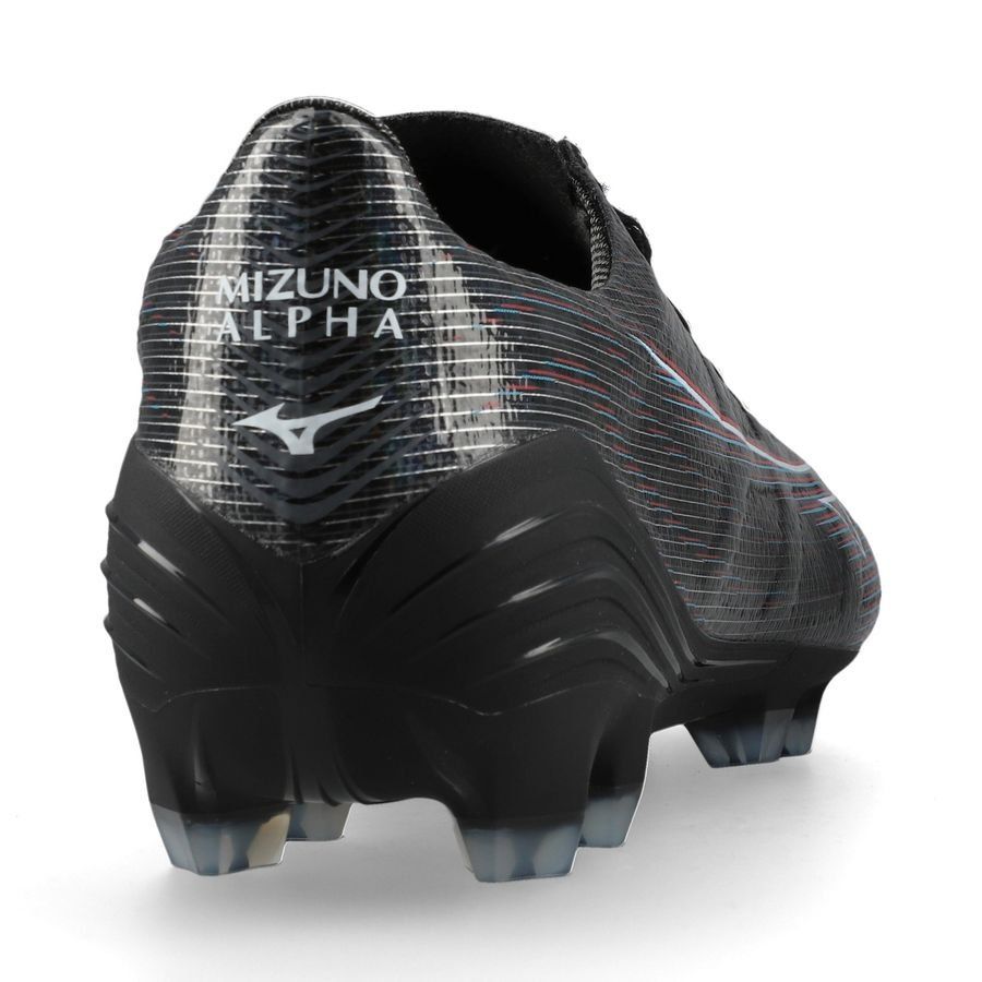 Mizuno Alpha Pro FG/AG Black Pack - Noir/Rouge/Bleu