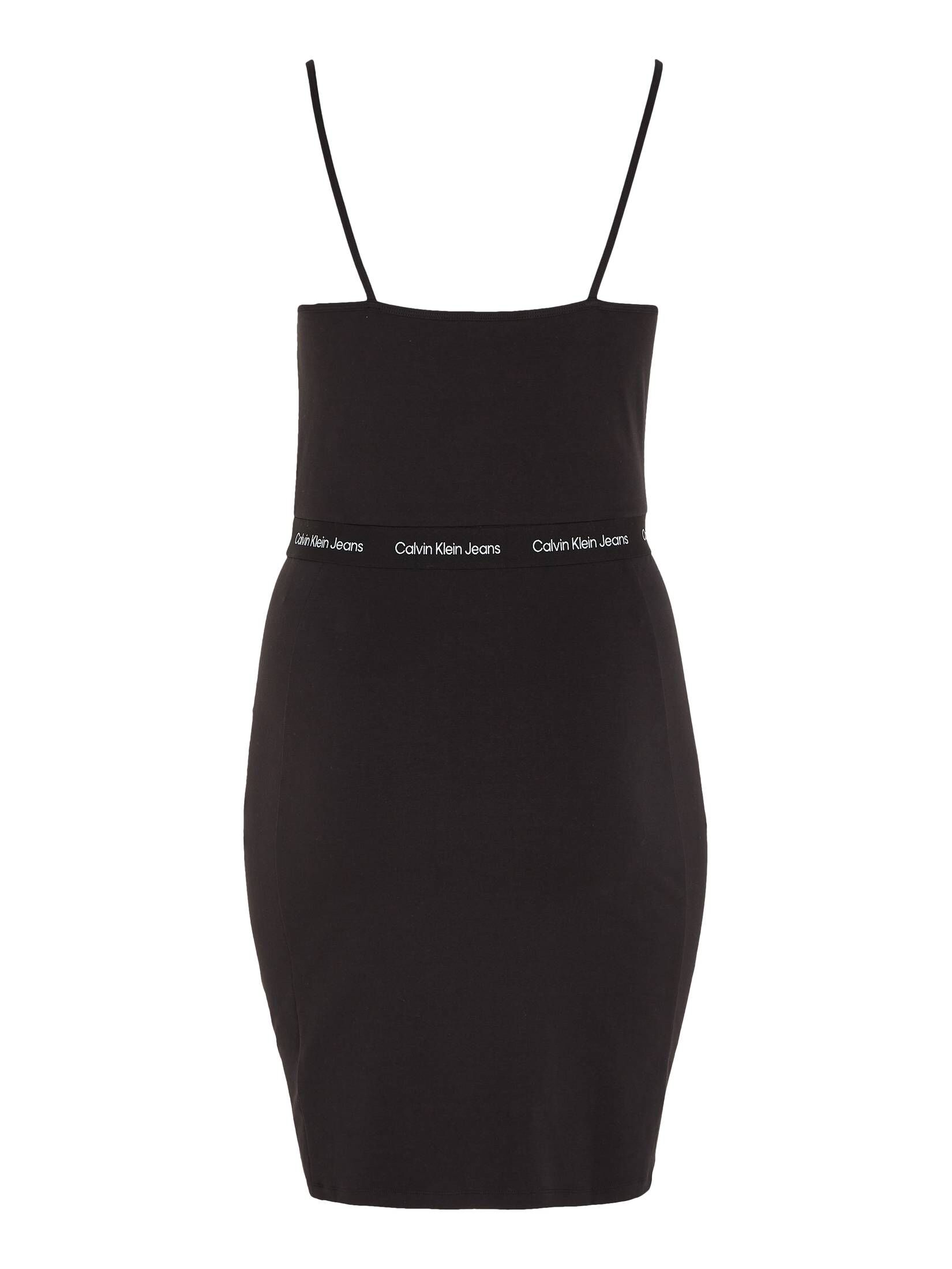 CALVIN KLEIN JEANS| Damen Trägerkleid LOGO ELASTIC STRAPPY DRESS