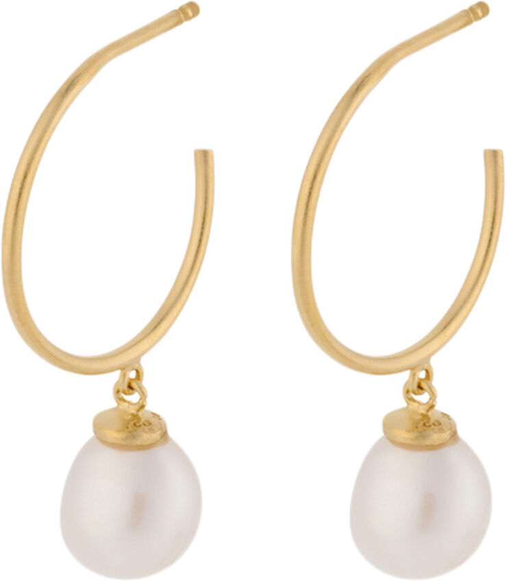 Pernille Corydon Jewellery Ocean Dream Hoops 18 mm Guld
