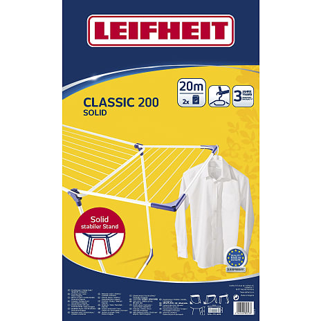 Leifheit Classic 200 Solid tørrestativ