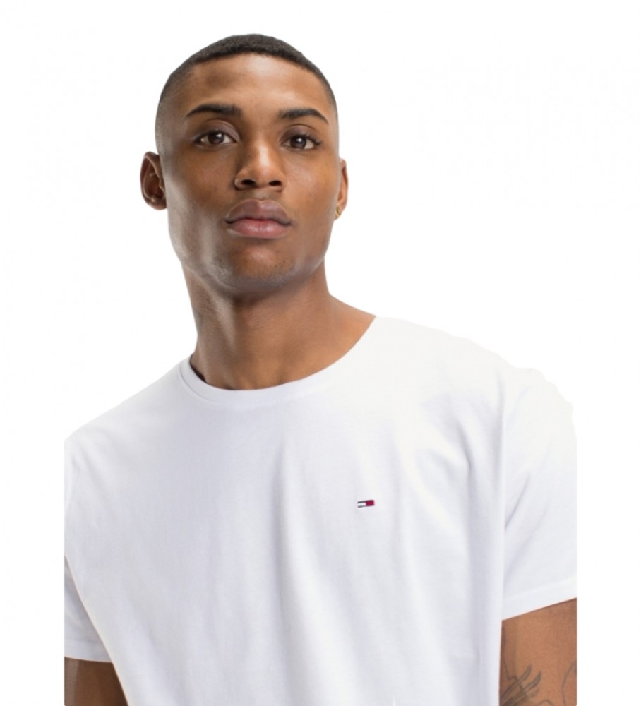Camiseta Tommy Jeans Original TJM Branca Jersey