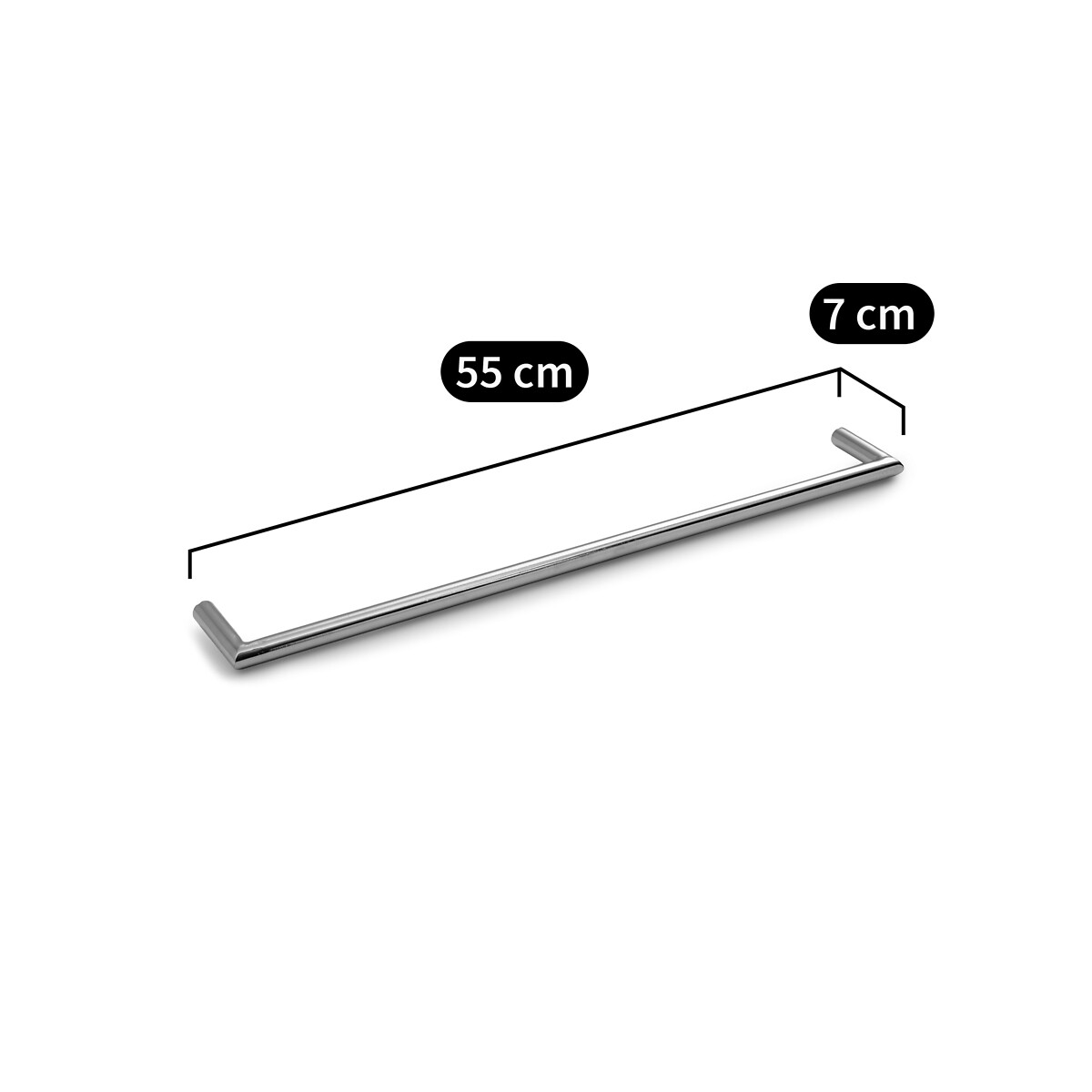 AM.PM<br>Varão de metal para pendurar roupas, 60 cm de comprimento, para closet Johanez