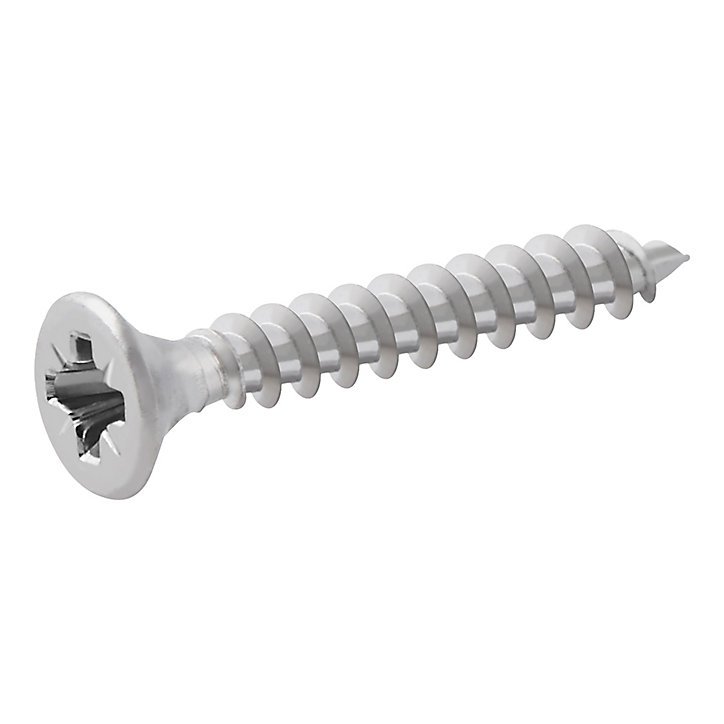 Vis à bois en acier inoxydable A2 pozidriv 5x40 mm - 200 pièces