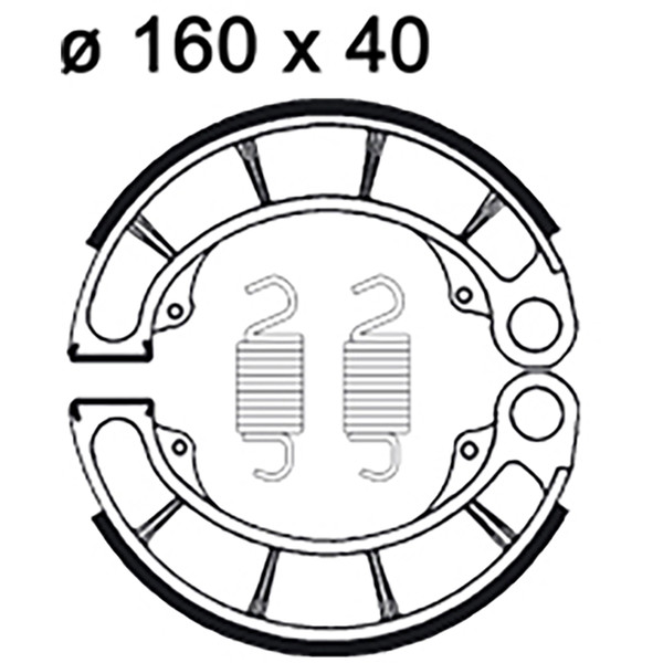 AP Racing - Machoires de frein LMS849