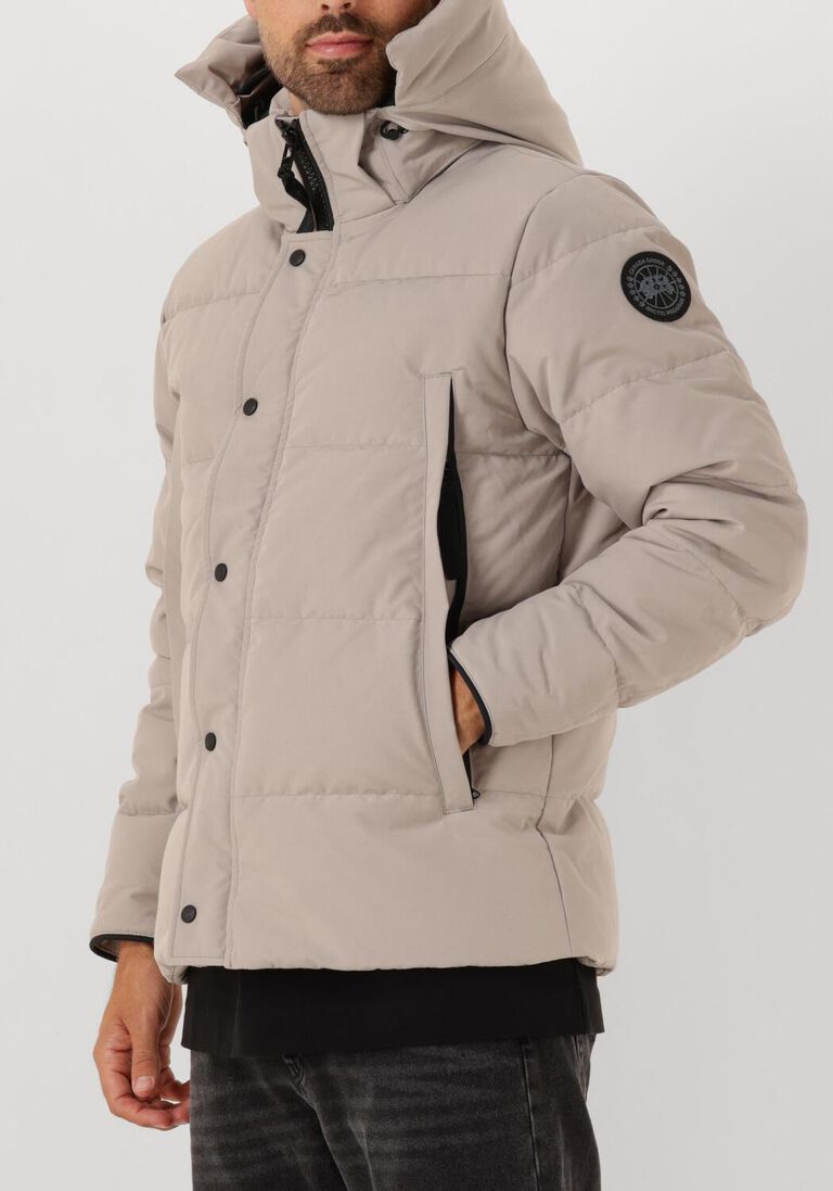 zand canada goose gewatteerde jas wyndham parka cr black label