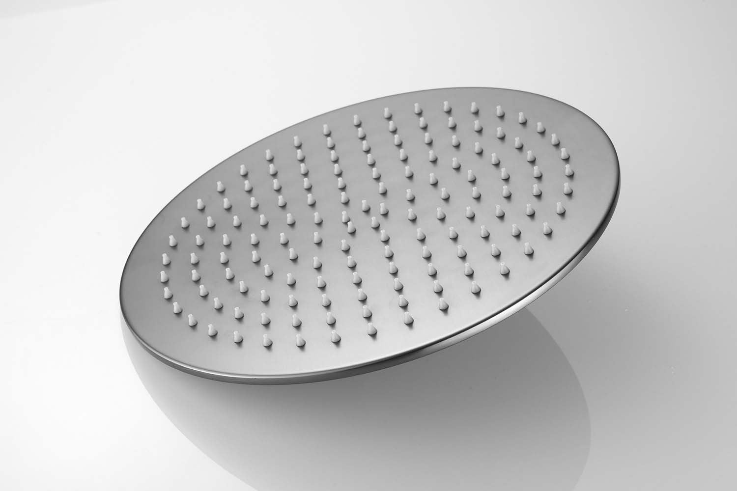 Saniclear Vision ronde douchekop 30cm verouderd ijzer - gunmetal