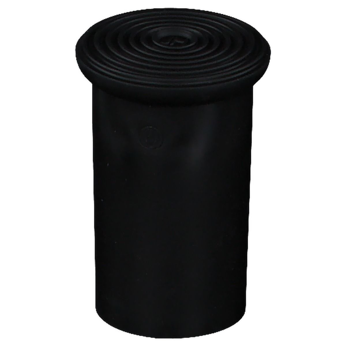Krückenkapsel 18 mm schwarz