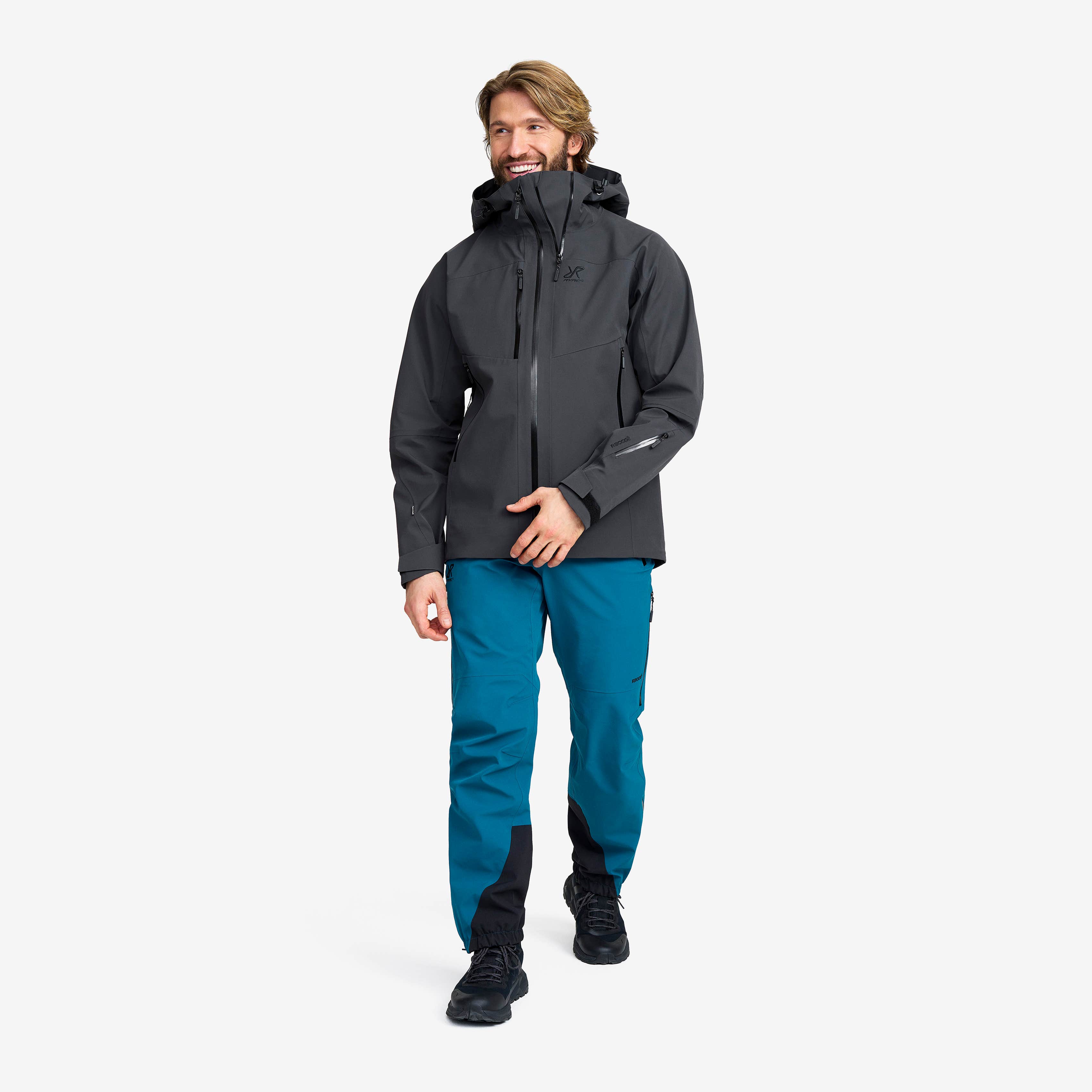 Cyclone 3L Shell Jacket Herre Anthracite