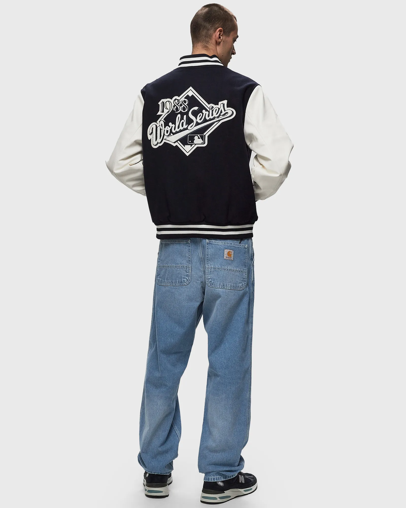 New Era MLB WRLD SRIES VARSITY JKT LOSDOD NVYOFW