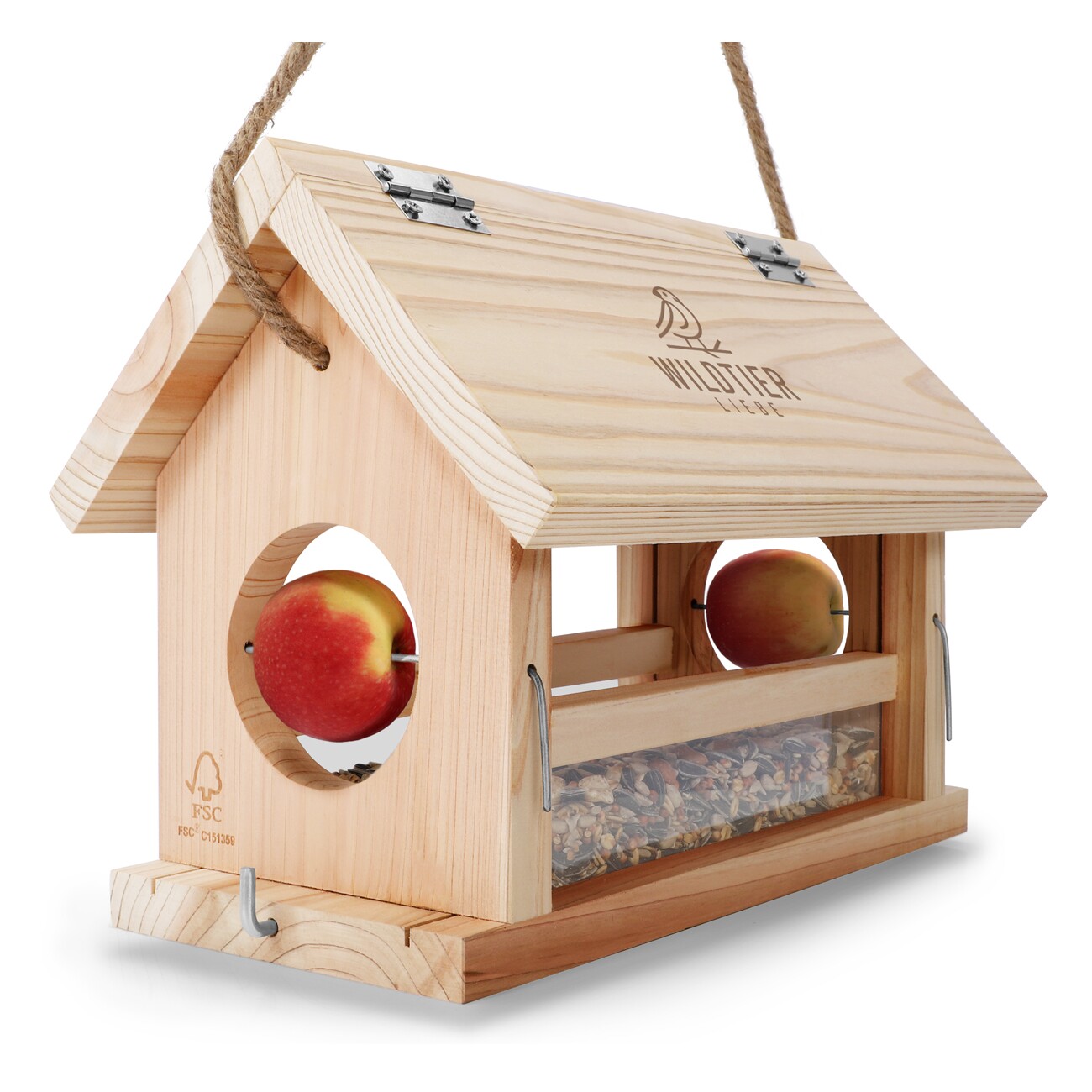 wildtier liebe Vogelfutterhaus