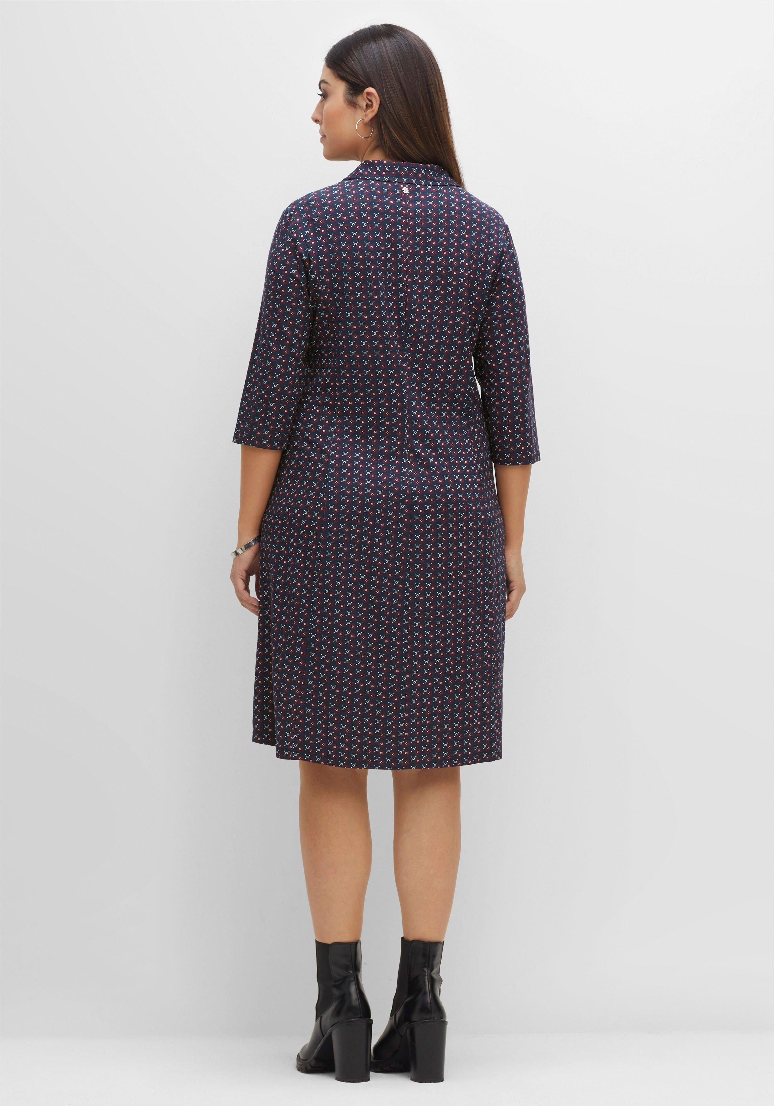 Jerseykleid in Hemdblusen-Stil, leicht elastisch