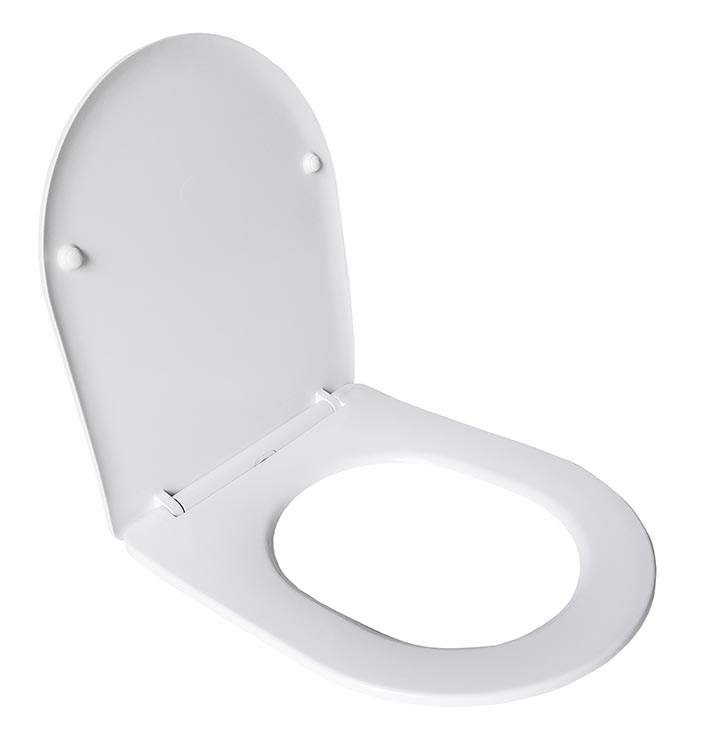 Mueller Rivel softclose toiletzetting met deksel wit glans