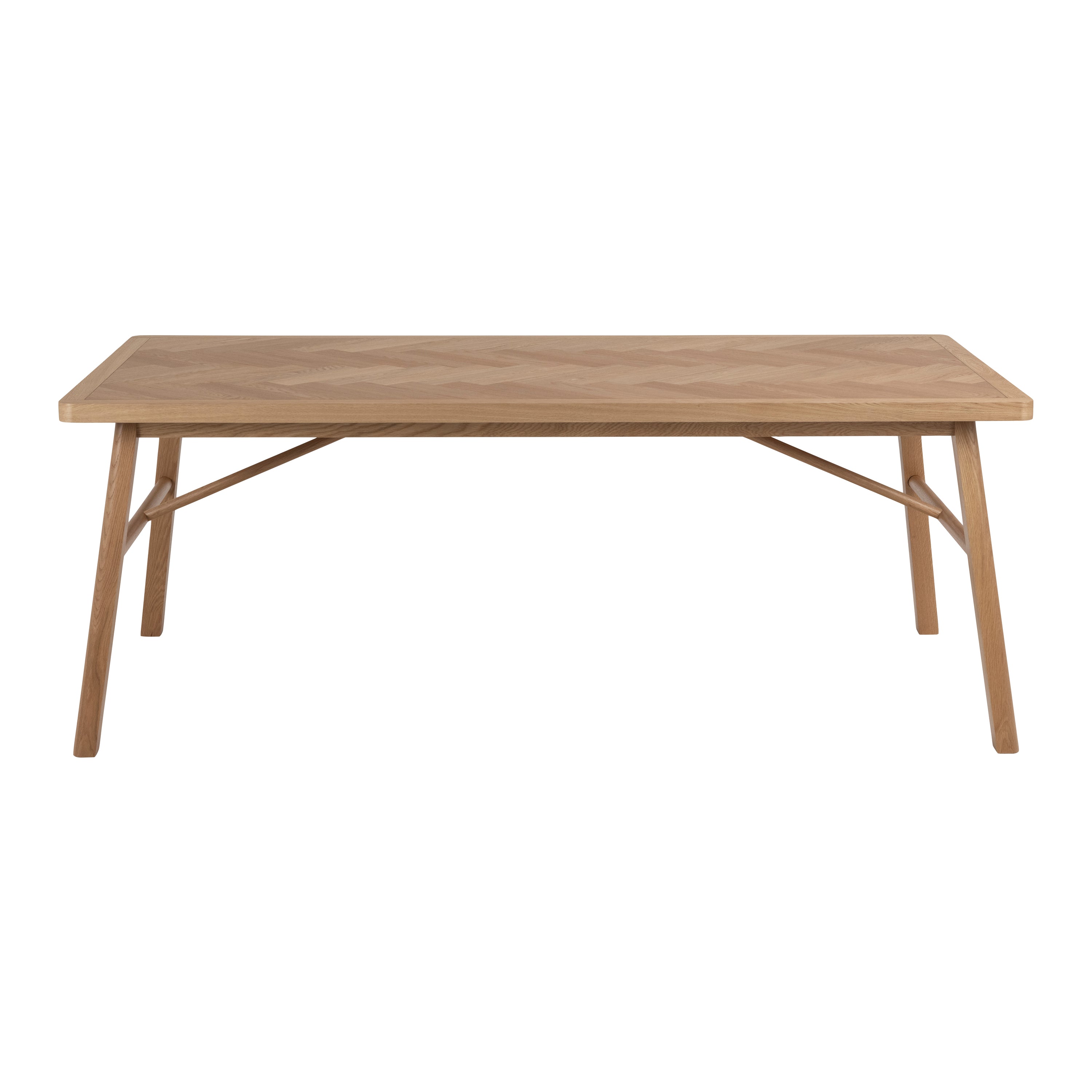 by fonQ  Tekla Eettafel Visgraat - 200 x 100 cm - Oak