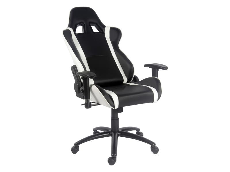 LC-Power Gaming-Stuhl LC-GC-2 Schwarz/Weiss Ergonomischer Gaming-Stuhl, schwarz/weiss