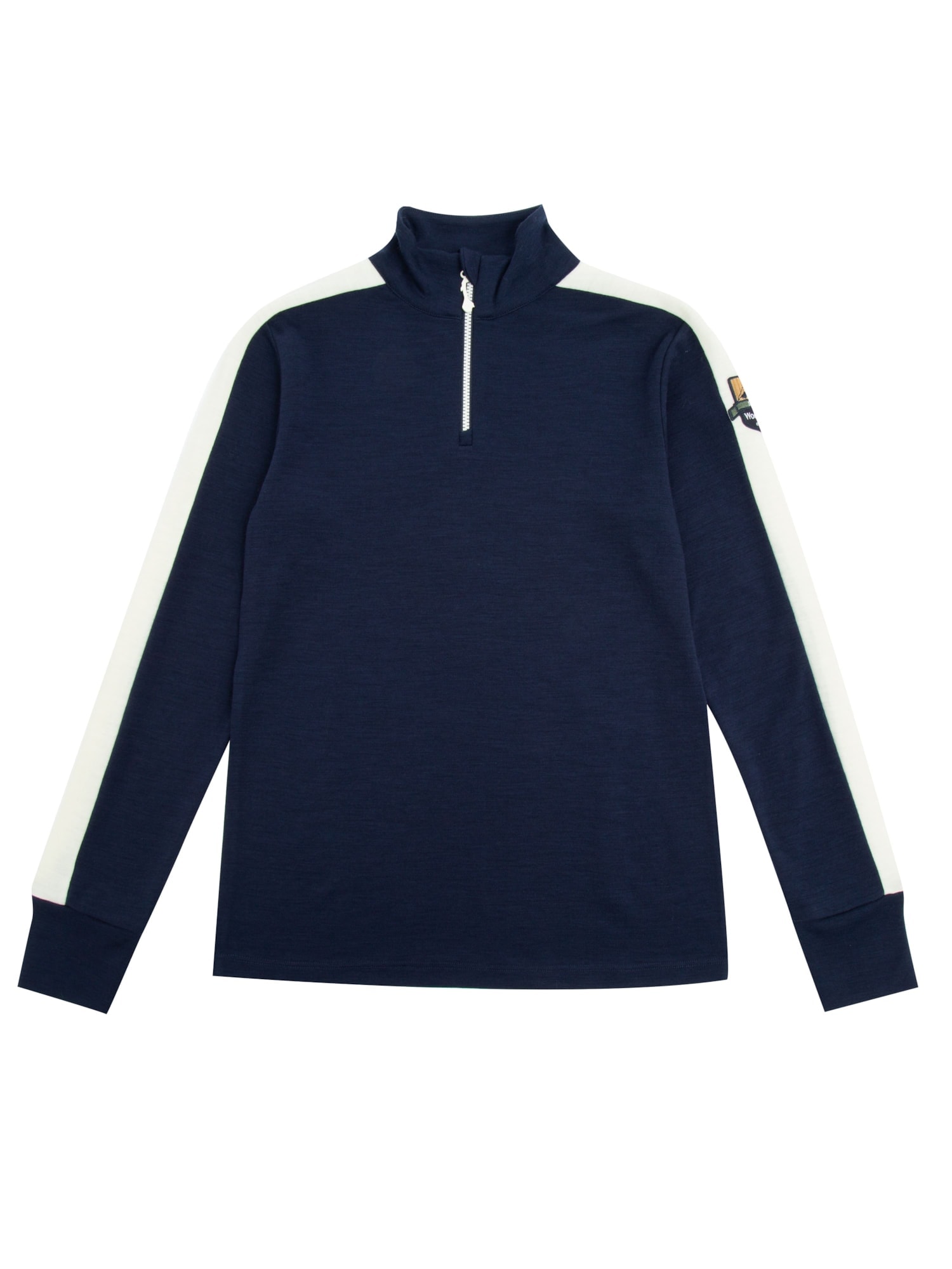 WoolLand Ål Half-Zip Genser, Barn<br> Sporty genser i 100% merinoull!