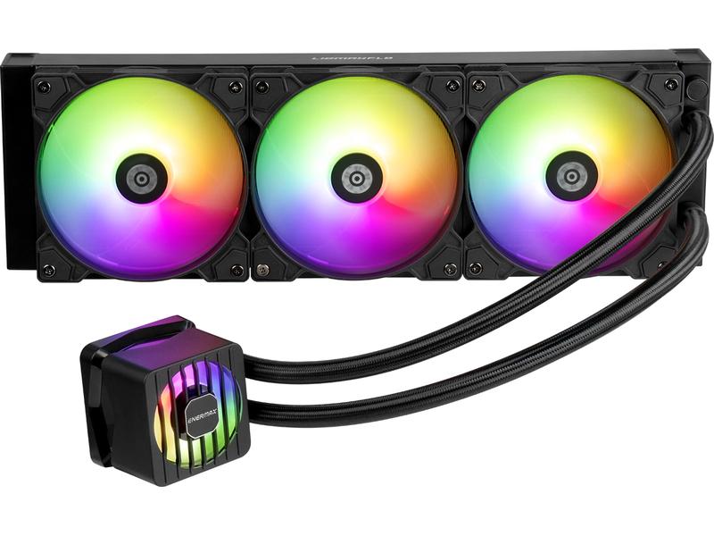 Enermax Wasserkühlung LIQMAXFLO 360 AIO-Wasserkühler mit RGB Beleuchtung