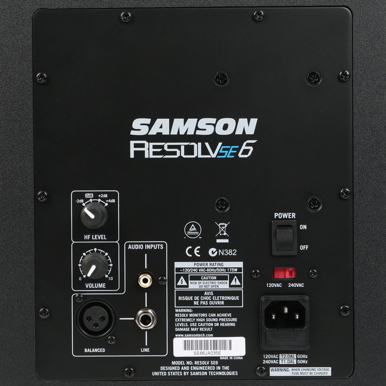 Samson Resolv SE6 actieve studiomonitor (per stuk)