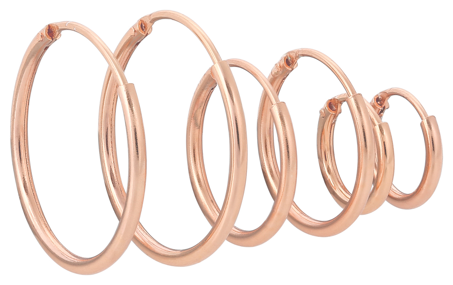 Creolen - Roségold Trio