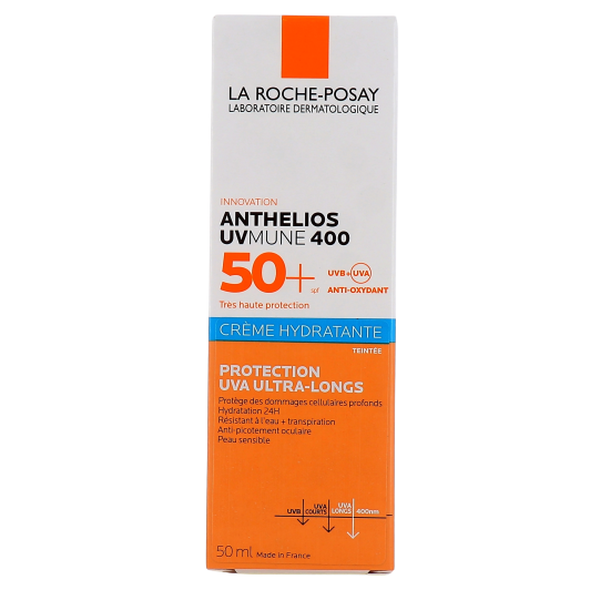 Crème teintée SPF 50+ Anthelios UVMune 400 - Protection et hydratation