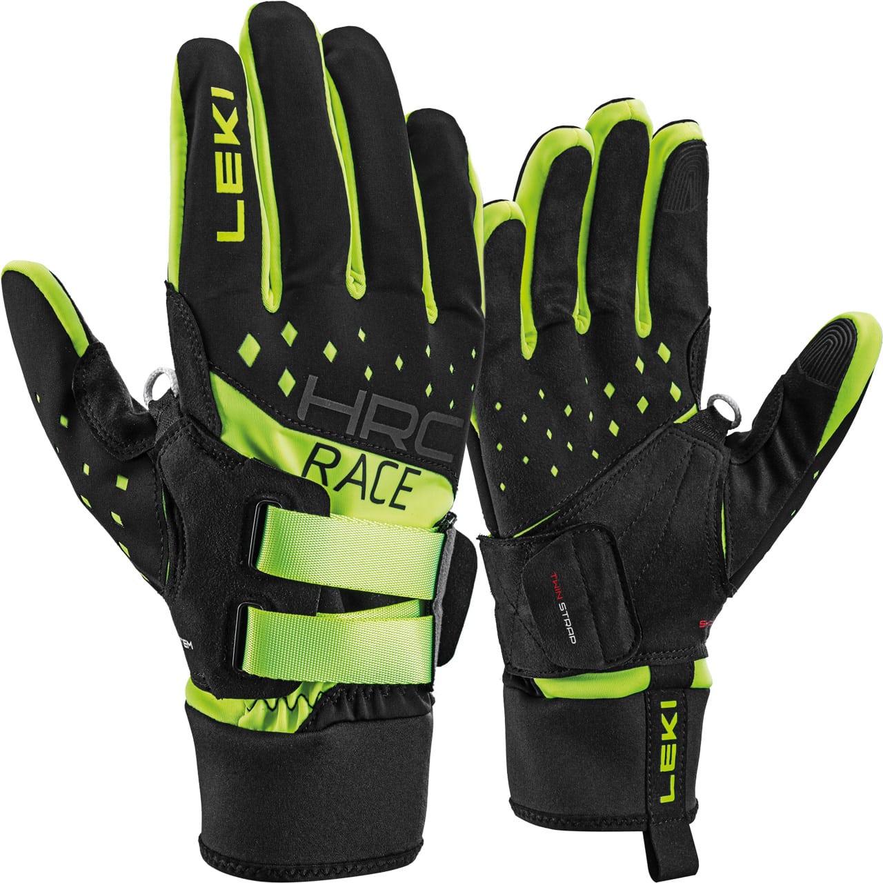 Leki Herren Handschuh Nordic RACE SHARK black/neon yellow | Leki | L | Brands | XSPO-Fashion