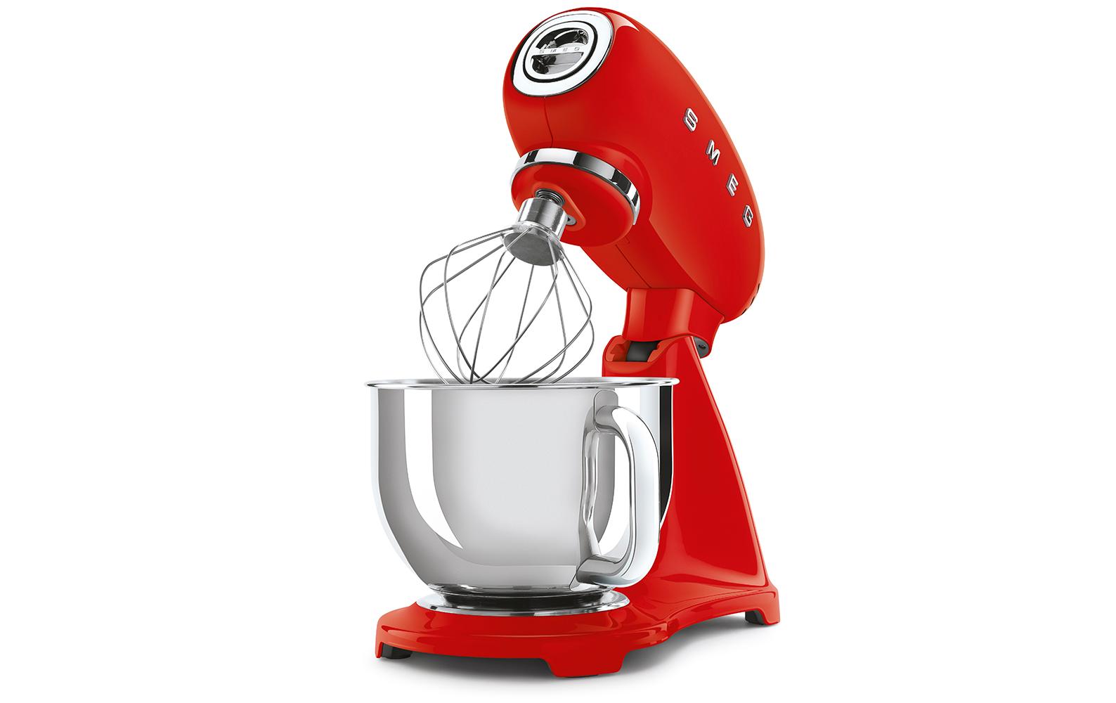 Küchenmaschine 50's Style SMF03RDEU Rot<br>Vielseitiges Küchengerät mit 10 Geschwindigkeitsstufen