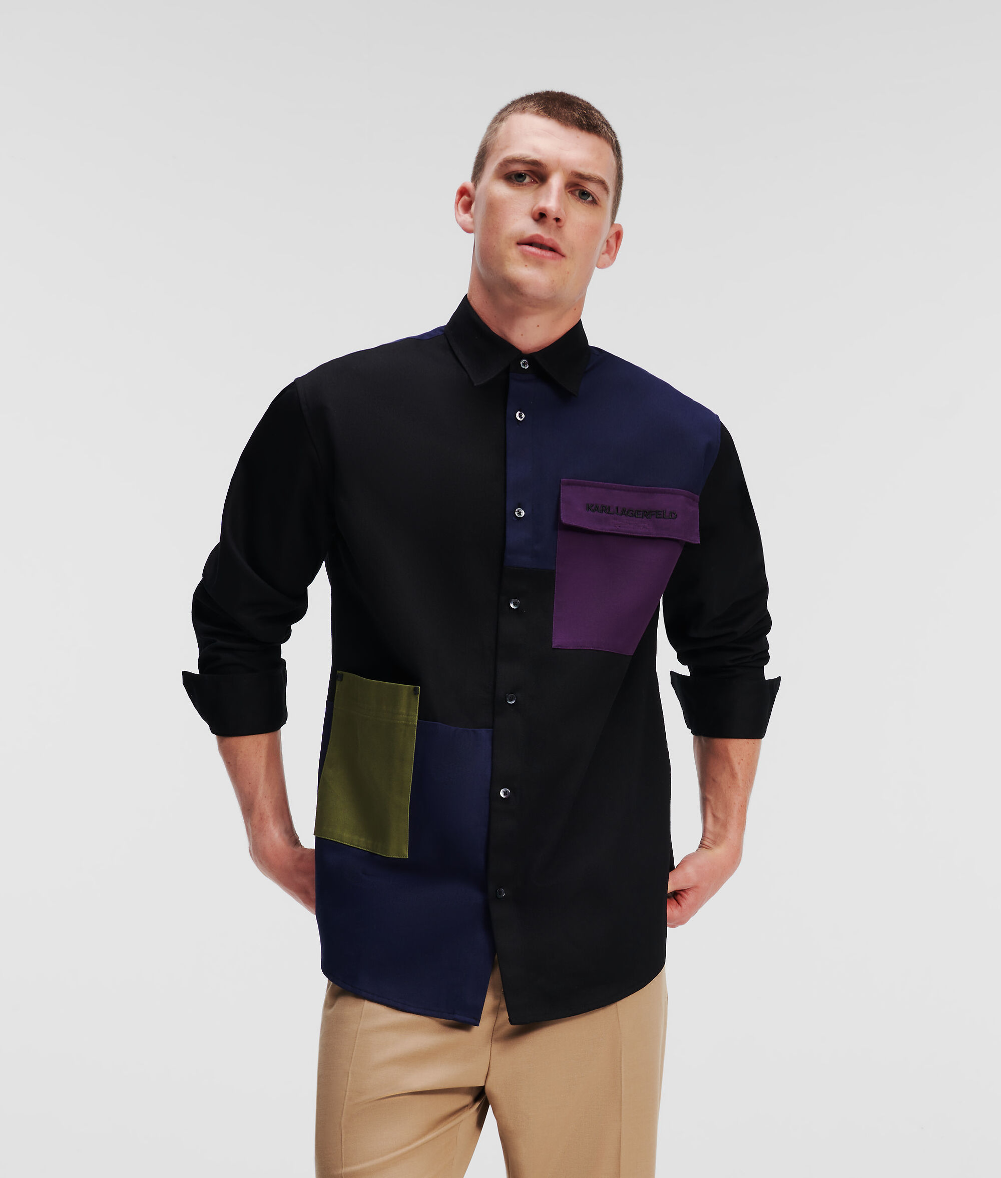 CHEMISE COLOR-BLOCK