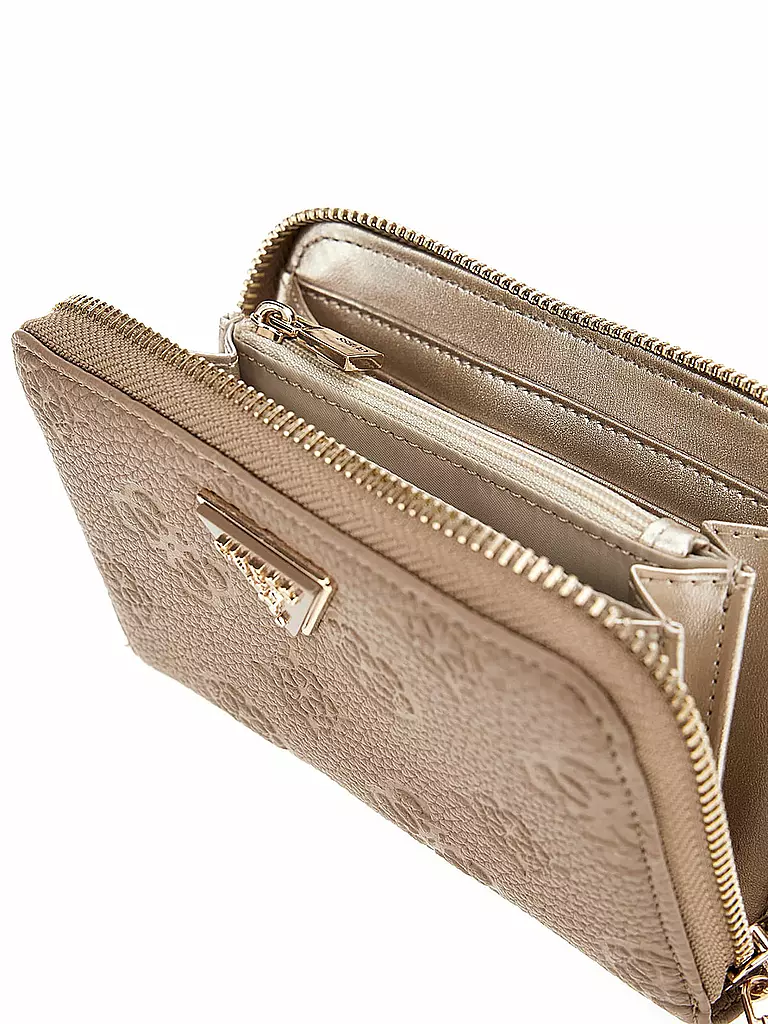 GUESS Geldbörse CRESIDIA Medium camel