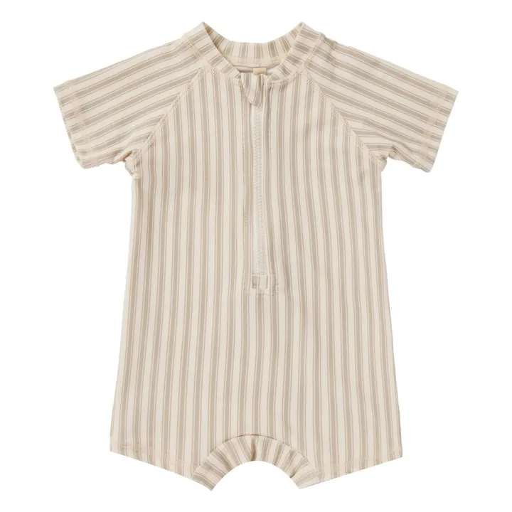 Quincy Mae Combinaison Anti-UV Rayée | Vert