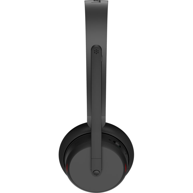 Lenovo 6550 Casque Sans fil Arceau Bureau/Centre d'appels USB Type-C Bluetooth Noir