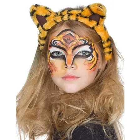 Mottoland Kostüm Tiger Haarreif für Kinder