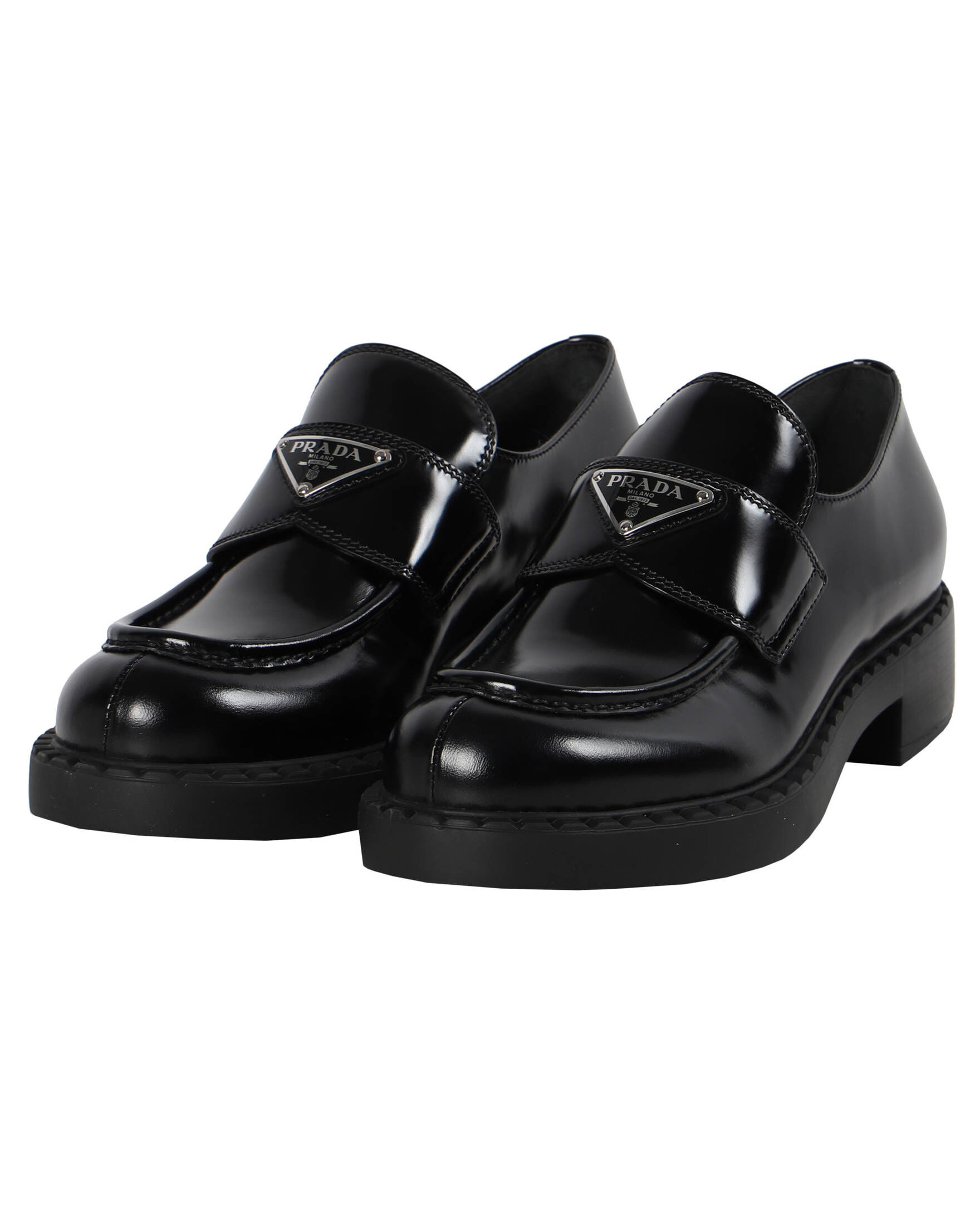 Prada| Damen Schuhe LOAFER CHOCOLATE BRUSHED