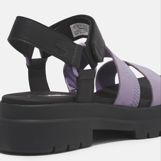 Sandalo a 3 Fasce London Vibe da Donna in viola