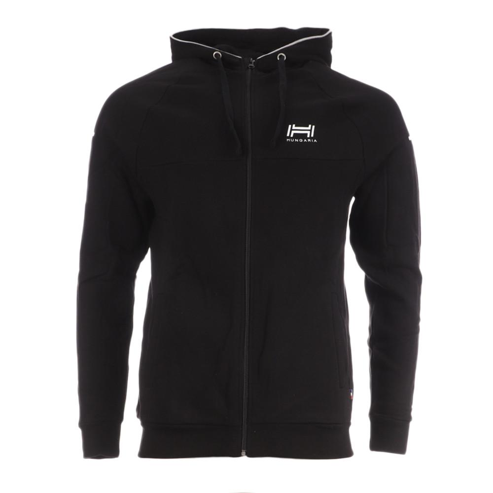 Hungaria Sweat Zippé Noir Homme Hungaria Coggia
