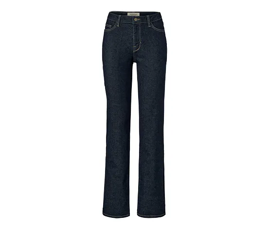 Straight-Denim »Fit Kira«, darkblue denim