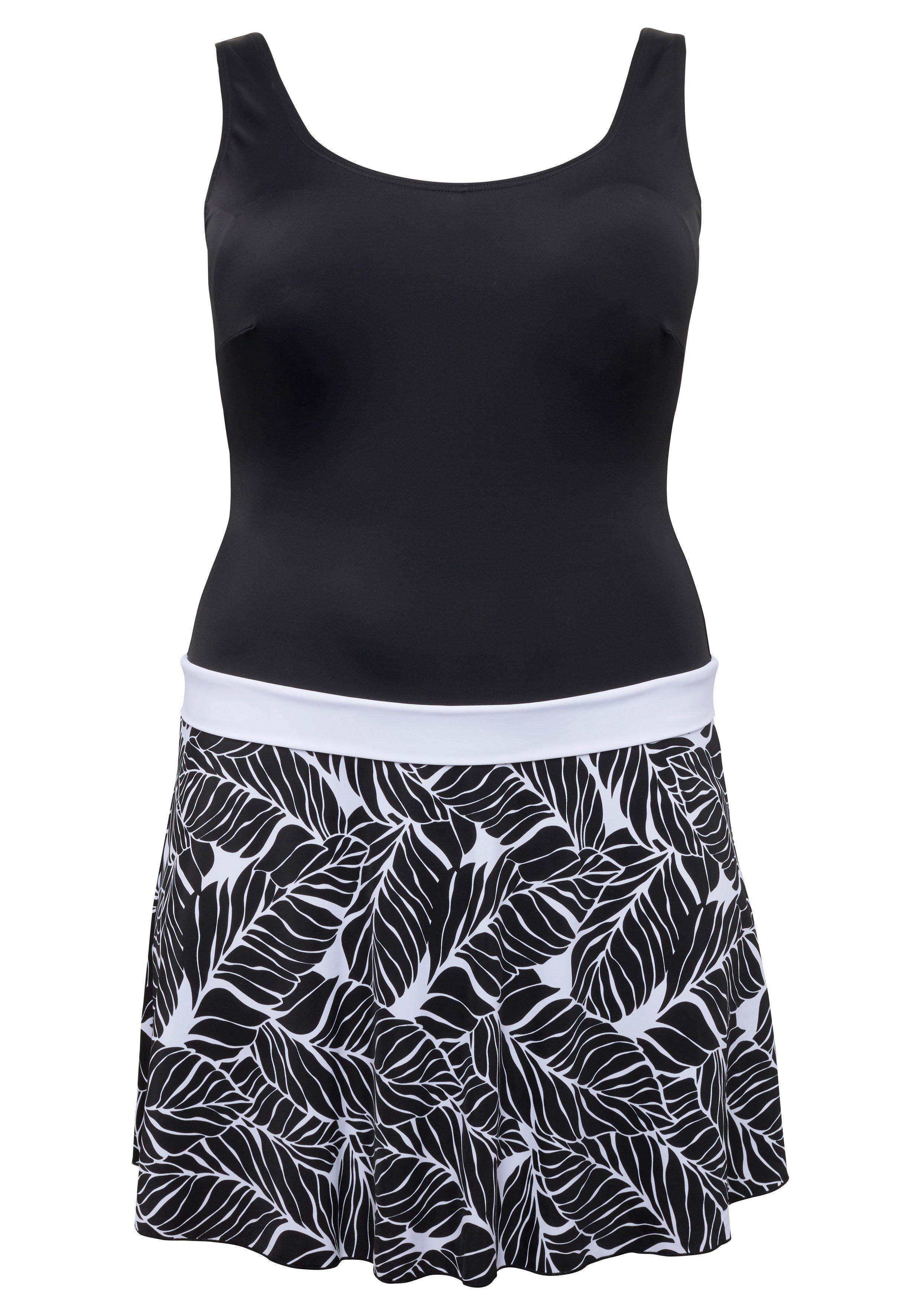 Badekleid mit Rundhalsausschnitt, blickdicht