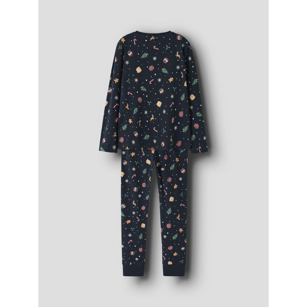 Køb Name It Jule Nattøj sæt Navy Blazer Xmas AOP