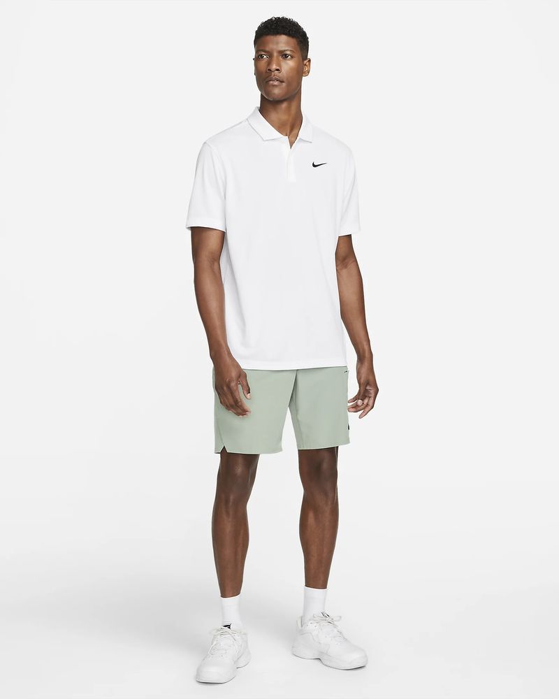 Polo de tennis Nike NikeCourt Blanc pour homme