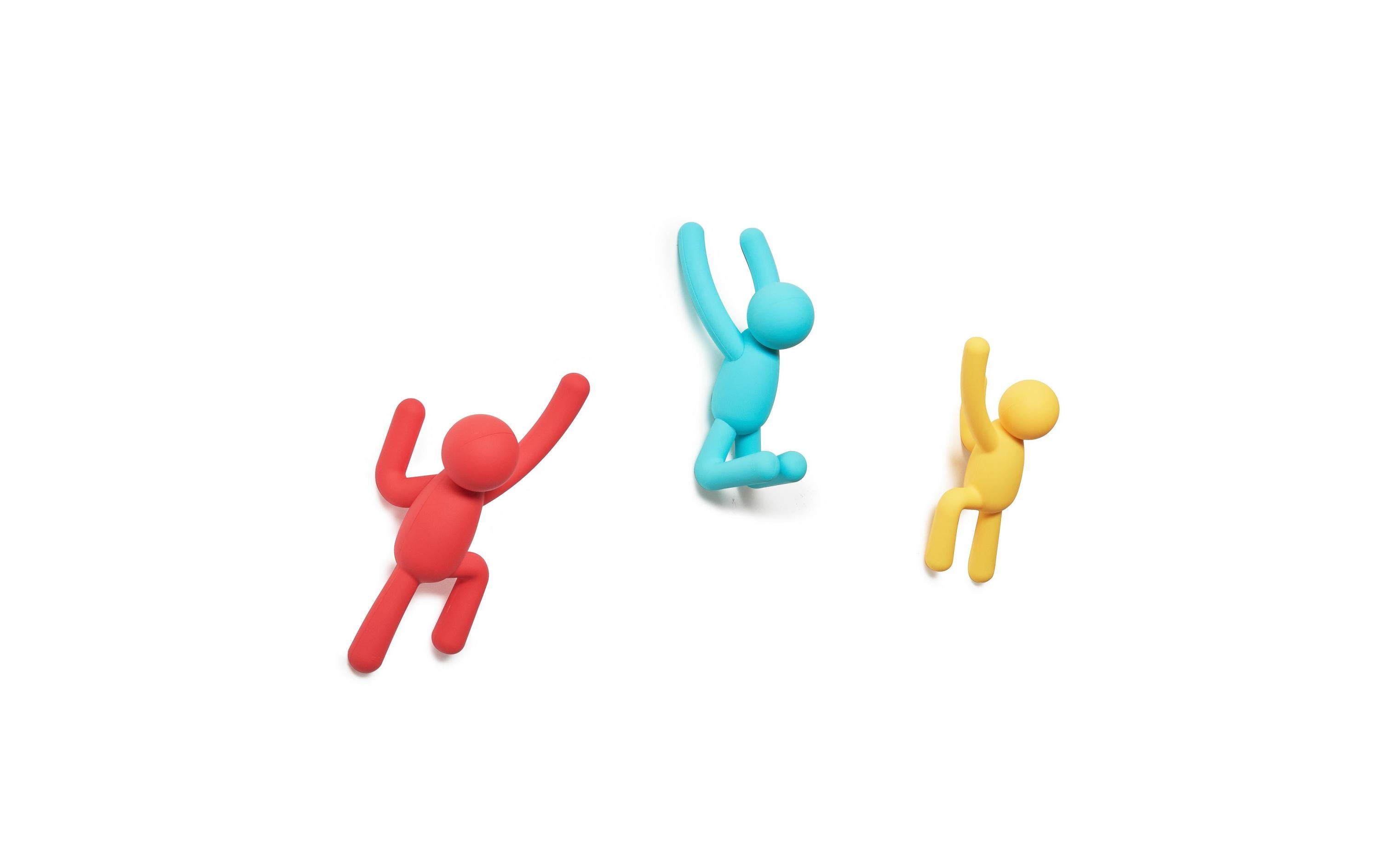 Wandhaken Buddy MehrfarbigWandhaken aus Acrylnitril-Butadien-Styrol (ABS), Mehrfarbig