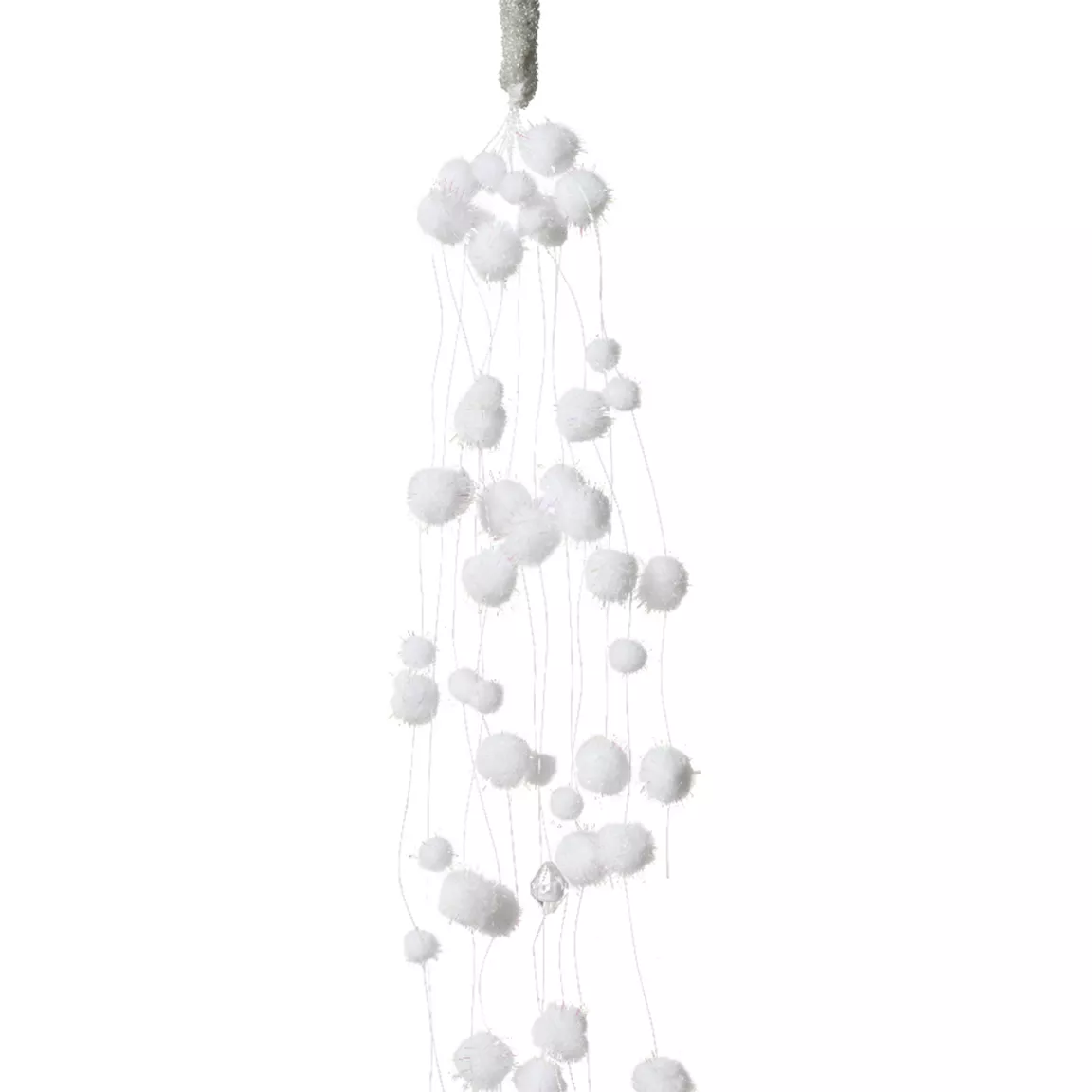 Guirlande de boules de neige (78 cm) Paris Blanc