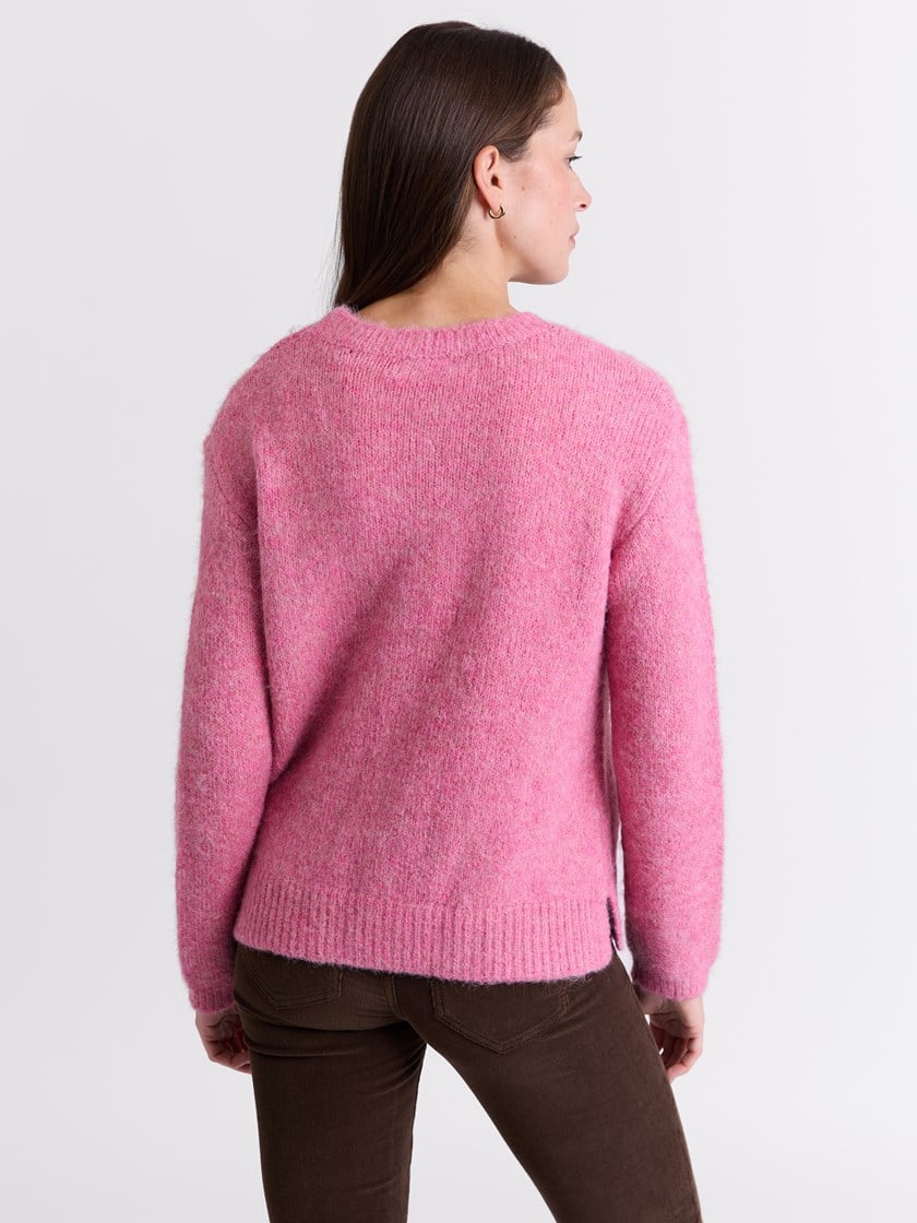 Kallie genser Cashmere Rose