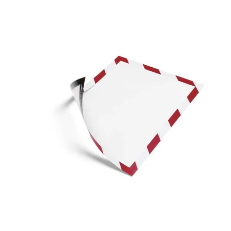 Durable 4945132 Magnetrahmen Security A4, rot-weiß